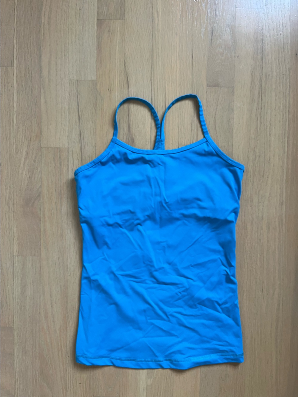 LULULEMON Power Y tank- combat blue